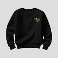 Smoke & Fly Premium Crewneck Sweatshirt – Unisex Graphic Streetwear Pullover (Black, Pink, Red, Green, White)